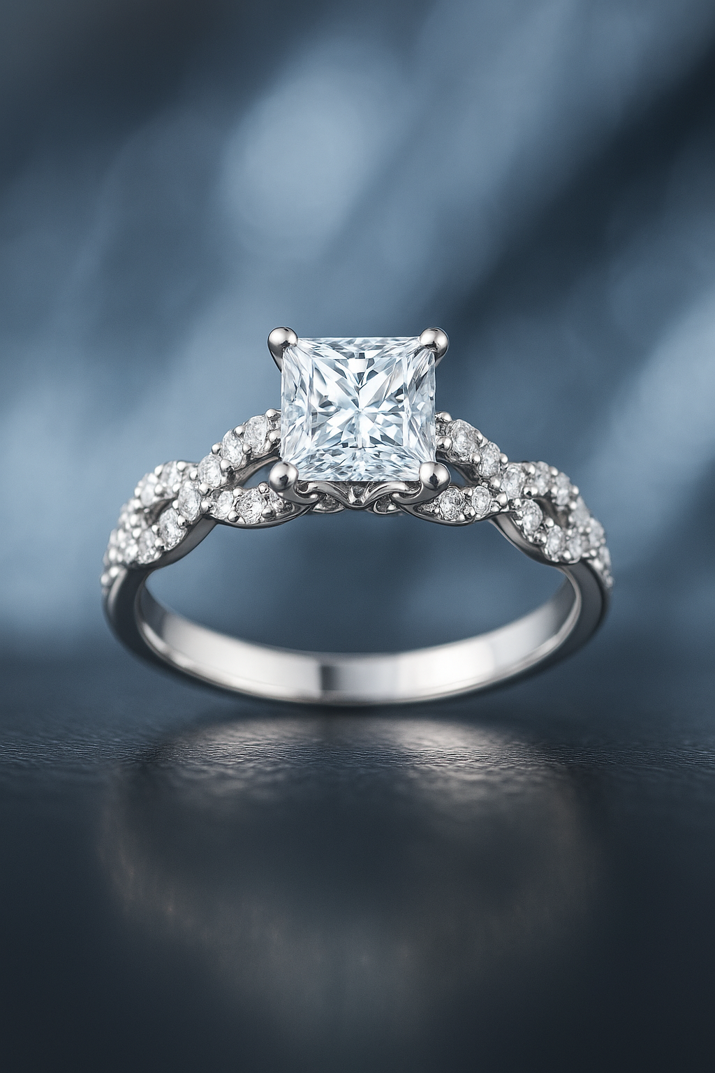Moissanite Diamond Rings